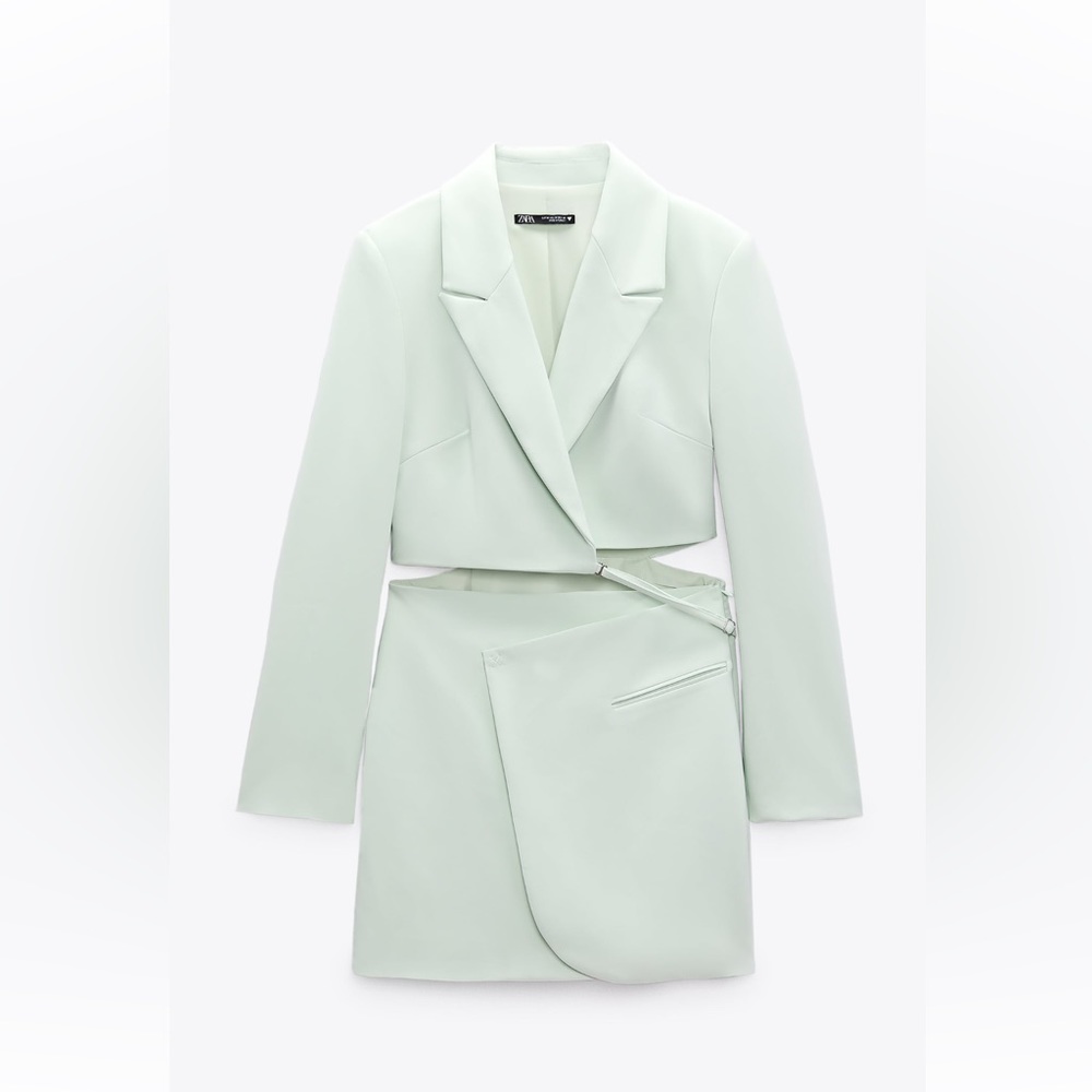 Zara mint green dress